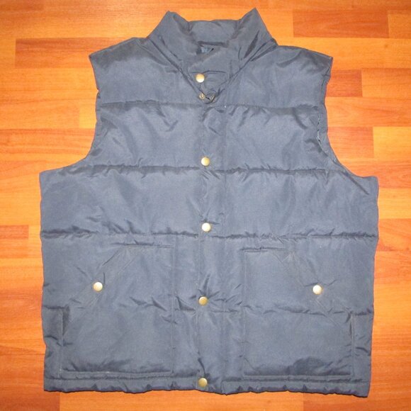 Old Navy Dark Blue Puffer Vest w/Hood - XL - Picture 7 of 10
